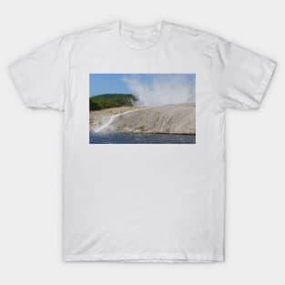 Excelsior Runoff to Firehole River Yellowstone Wyoming T-Shirt